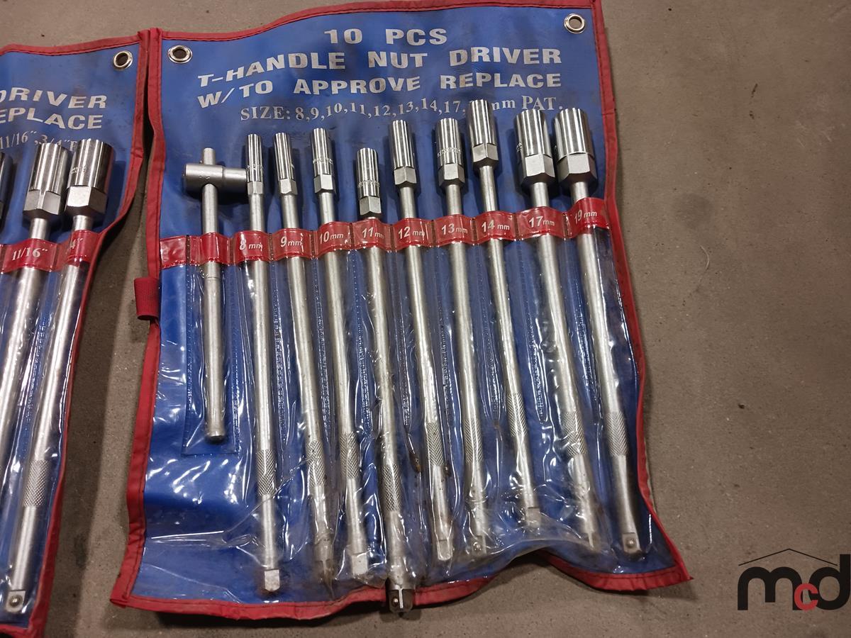 Metric and Imperial 10Piece THandle Nut Driver Set